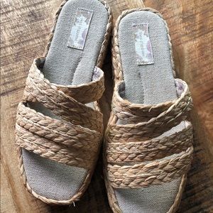 SIZE 9 Band of Gypsies Boho Basket Sandals